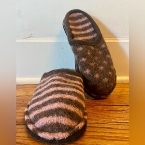 Garnet Hill wool slippers